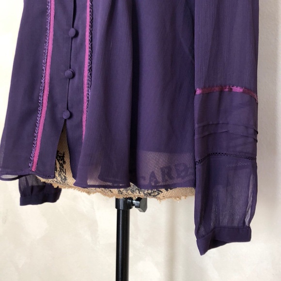 NWT Coldwater Creek long sleeve blouse top - Picture 4 of 8